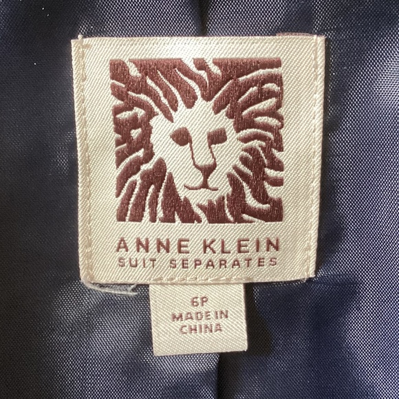 Anne Klein Suit Separates Petite Navy 3pc Suit - Jacket/Trousers/Sheath Dress - Picture 11 of 14